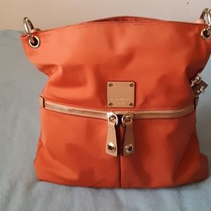 Orange henri bendel bag